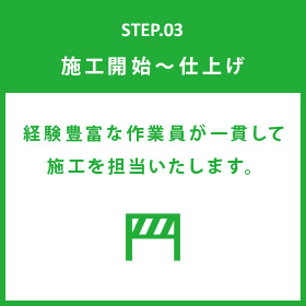 施工開始～仕上げ